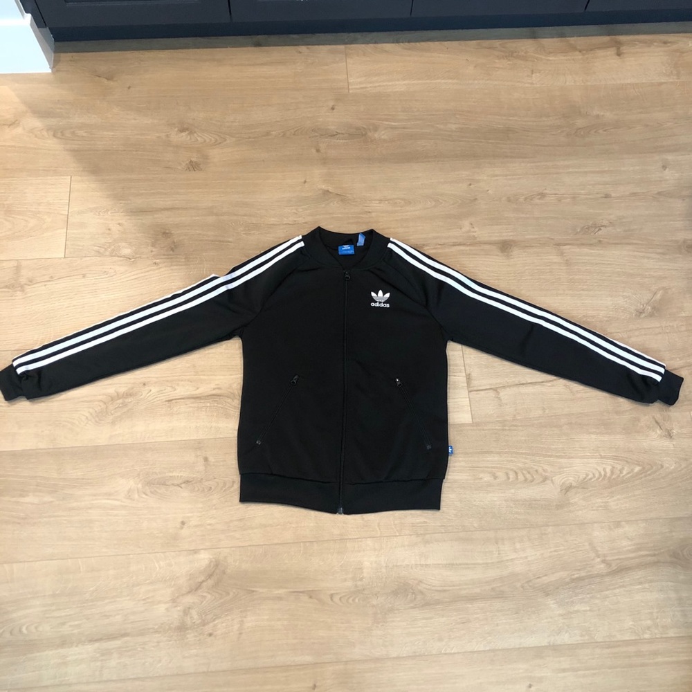 Adidas black light weight jacket. Women’s XS.